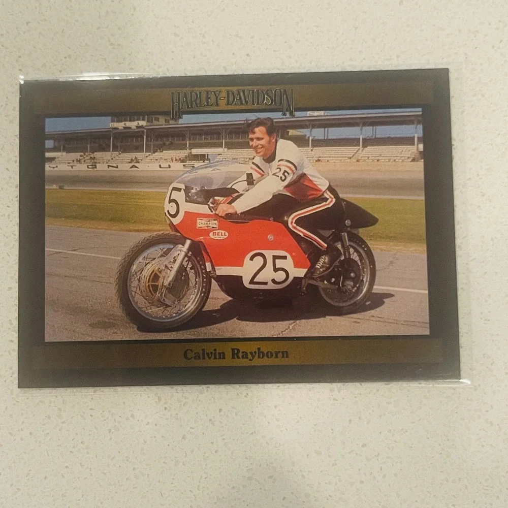 1992 Harley-Davidson Series 2 Cal Rayborn Trading Card 181 Collect-A-Card Racing